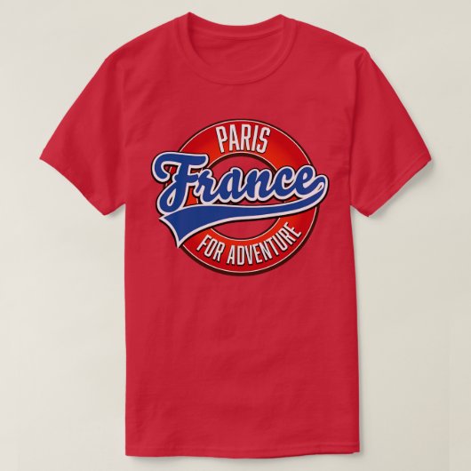 パリフランス Tシャツ (デザイン正面)