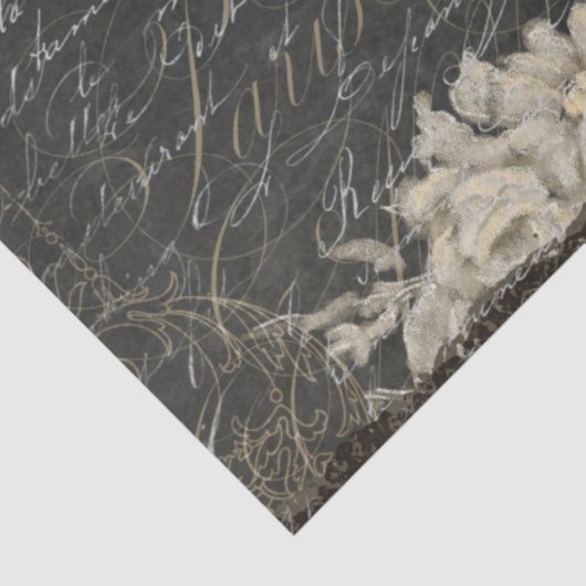 パリフローラヴィンテージエフェメラスクリプトデクページ 薄葉紙 (詳細)