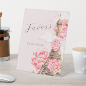 パリブライダルシャワーの好意 台座サイン (インサイチュ)