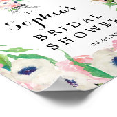 パリブライダルシャワーウェルカムサイン ポスター (角)