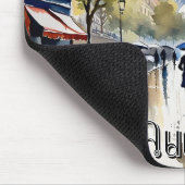 パリブルバードエッフェルタワーパーソナライズされた マウスパッド (コーナー)