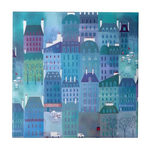 パリブルース タイル (正面)