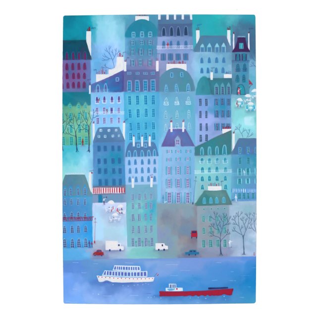 パリブルース メタルプリント (正面)