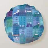 パリブルース ラウンドクッション (裏面)