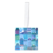 パリブルー キューブオーナメント (正面)