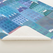 パリブルー シェルパブランケット (3/4)