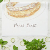 パリブレスト水彩画 キッチンタオル (折り畳み)