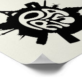 パリプラネットタイポグラフィポスター ポスター (角)