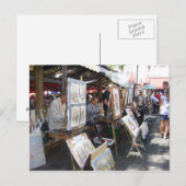 パリプレイスデュテルトレモンマルトル –  ポストカード (正面/裏面)