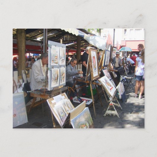 パリプレイスデュテルトレモンマルトル –  ポストカード (正面)