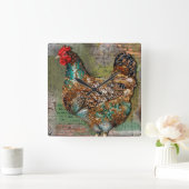 パリヘン時計 スクエア壁時計 (ホーム)