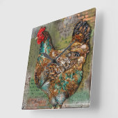 パリヘン時計 スクエア壁時計 (傾斜)