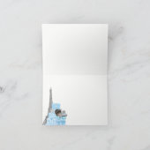 パリベビーシャワーボーイサンキューカード サンキューカード (内部)