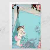 パリベビー 便箋 (正面/裏面)