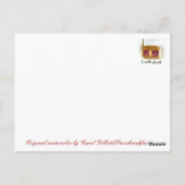 パリペストリースケッチ水彩画 ポストカード (裏面)