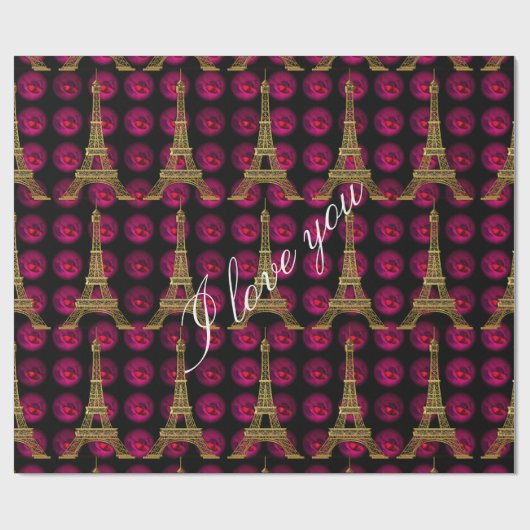 パリホットヴィエレガントラ ラッピングペーパー (フラット)