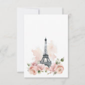 パリボンジュールベパリジャンフローラベビーシャワー サンキューカード (裏面)