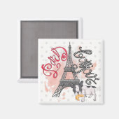 パリボンジュール マグネット (正面/裏面)