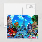 パリポストカルテ ポストカード (正面/裏面)