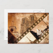 パリポストカードの思い出 ポストカード (正面/裏面)