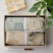 パリポストカードティッシュペーパー 薄葉紙 (ギフト)