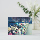 パリポンデアーツラブロック写真ポストカード ポストカード (スタンド正面)