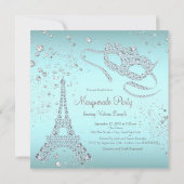 パリマスカレードパーティー 招待状 (裏面)