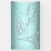 パリマスカレード誕生日パーティー 横断幕 (縦)