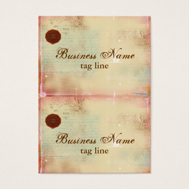 パリミニカーエレガントドラベルからの手紙 (正面)