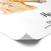 パリミノ馬ウォールアートポスター ポスター (角)