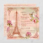 パリメモリーズ秋招待状 招待状 (正面/裏面)