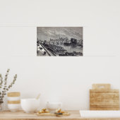 パリモダンス:ポンヌフ, 1845 ポスター (キッチン)