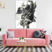 パリモデル |キャンバス キャンバスプリント (インサイチュ (リビング))