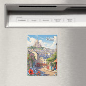 パリモンマルトルポストカード マグネット (インサイチュ (食洗機))