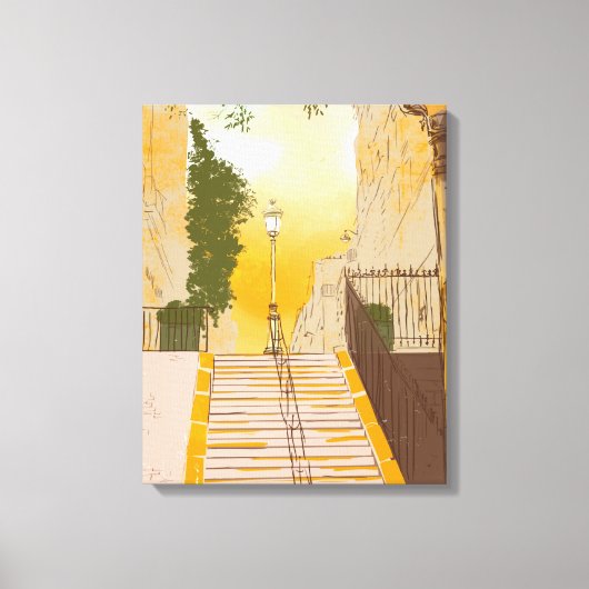 パリモンマルトル キャンバスプリント (正面)