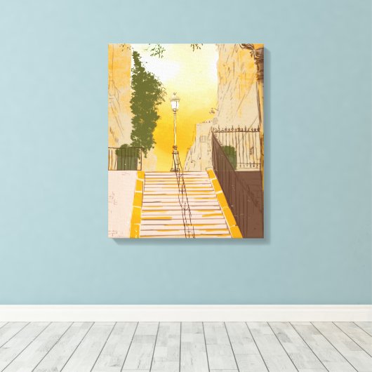 パリモンマルトル キャンバスプリント (インサイチュ (ウッドフロア))