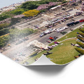 パリラツアーエッフェルオンブルー澄んスカイ写真 フォトプリント            (角)