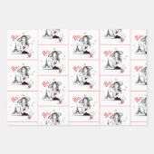 パリラバートリオ ラッピングペーパーシート (正面)