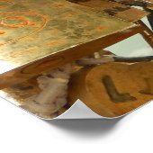 パリラブパドロック1 Canvas Print ポスター (角)