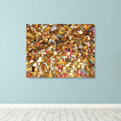 パリラブパドロック4 キャンバスプリント (インサイチュ (ウッドフロア))