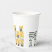 パリランドマークパーティーカップ 紙コップ (裏面)