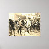 パリルバワサイクリングレース1907カラーレドゥックス キャンバスプリント (正面)