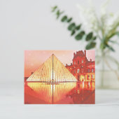 パリルーヴル美術館ウォーターカラー ポストカード (スタンド正面)