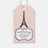 パリロマンスブライダルシャワーサンクスユキオペ ギフトタグ (正面)