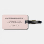 パリロマンスモノグラム ラゲッジタグ (裏面横)