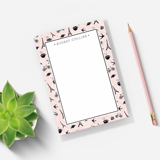 パリロマンパターン（の模様が）あるス ポストイット