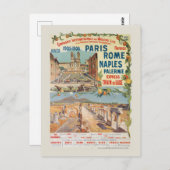 パリローマナプルヴィンテージポスター1905 ポストカード (正面/裏面)