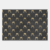 パリワインをテーマにした ラッピングペーパーシート (正面3)