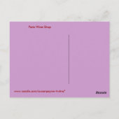 パリワインショップ ポストカード (裏面)