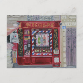 パリワインショップ ポストカード